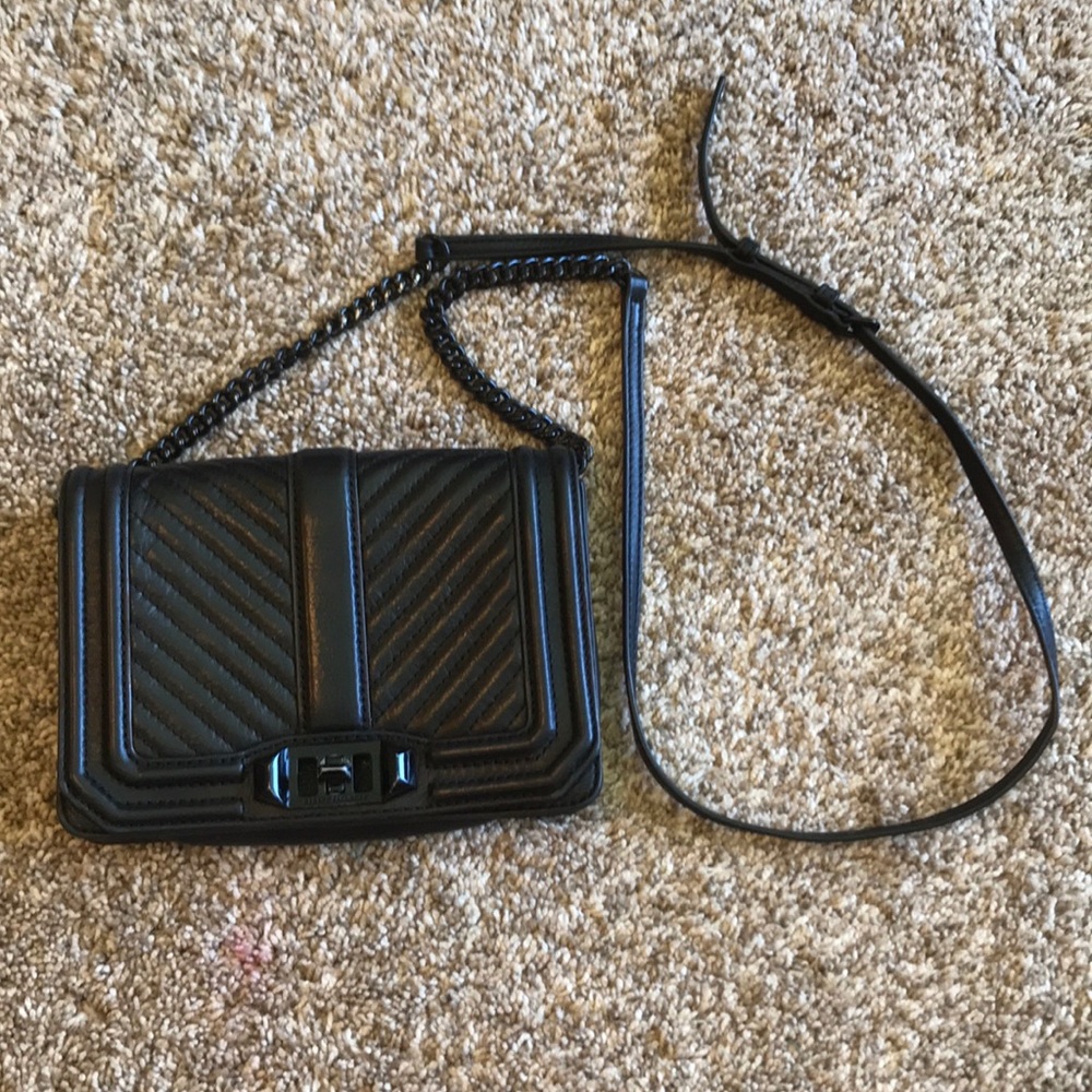 REBECCA MINKOFF Black Crossbody Bag